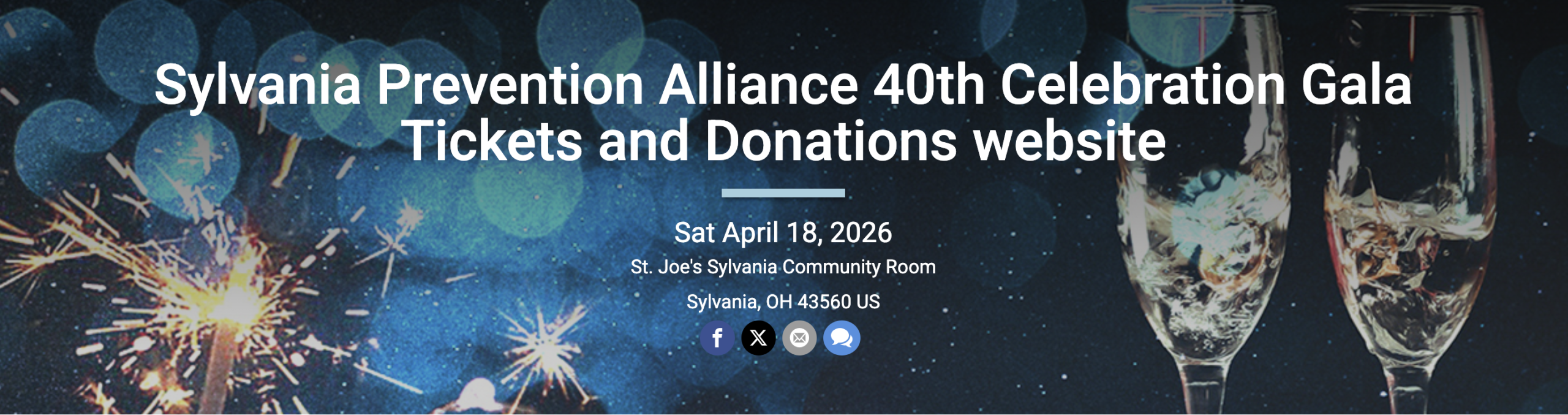 Sylvania Prevention Alliance 40th Celebration